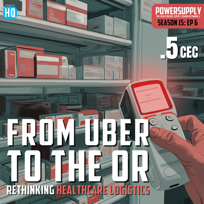 From Uber to the OR: Rethinking Healthcare Supply Chain Logistics